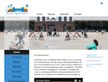 Tablet Screenshot of huizingaschool.nl